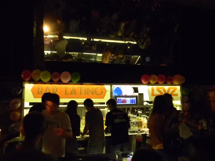 Bar Latino, an early Latin Club gathering