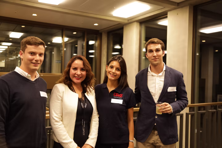 LSVZ board members at an event